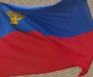 yapboz Liechtenstein bayrağı
